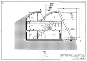 02 Earth-Sheltered Active - Working Drawings | Plan Sample